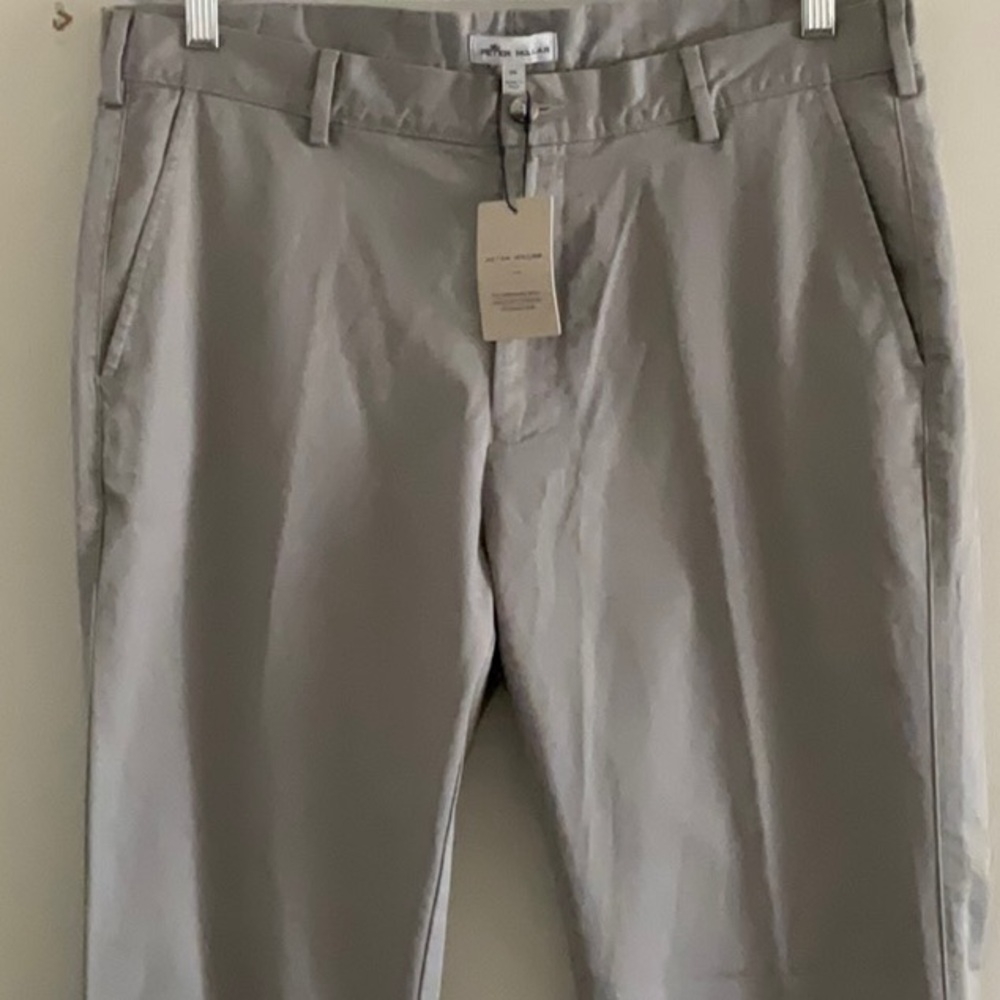 PETER MILLAR CROWN PILOT TWILL PIMA COTTON MADE IN PERU CHINO PANTS 34x36 NWT